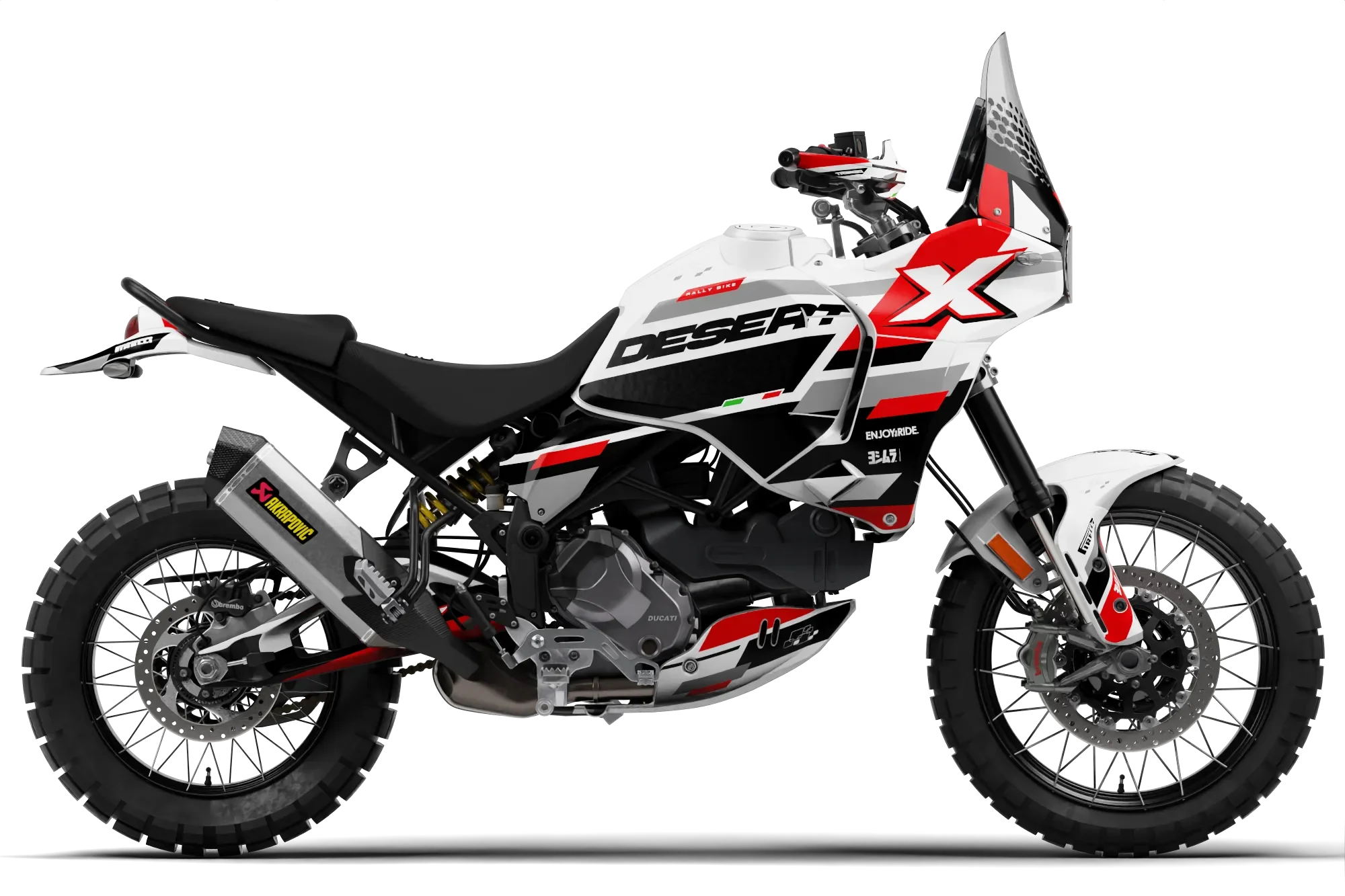 Ducati Desert X Full Graphics Kit | Kantoro