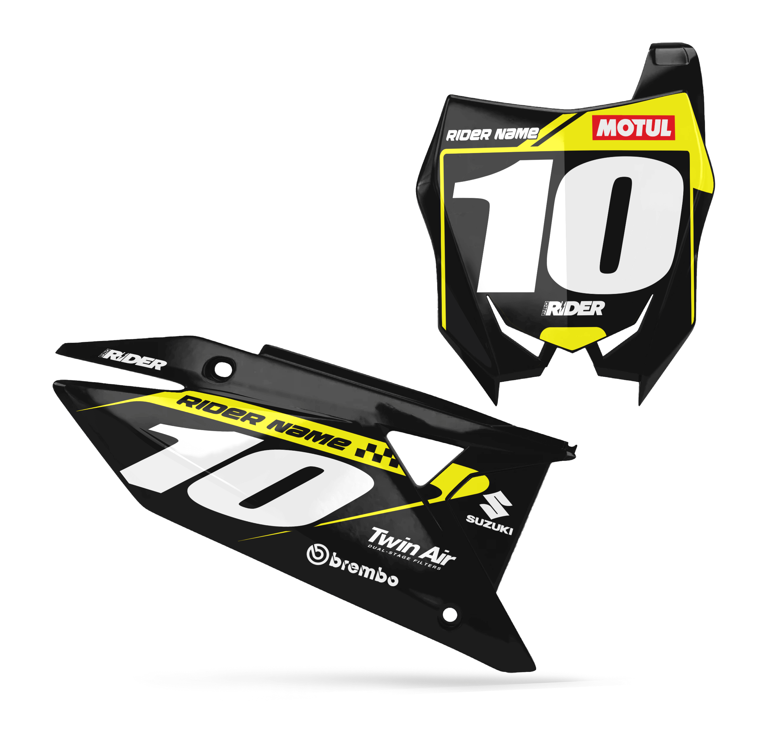 SUZUKI Custom Number Plates | Contact Black
