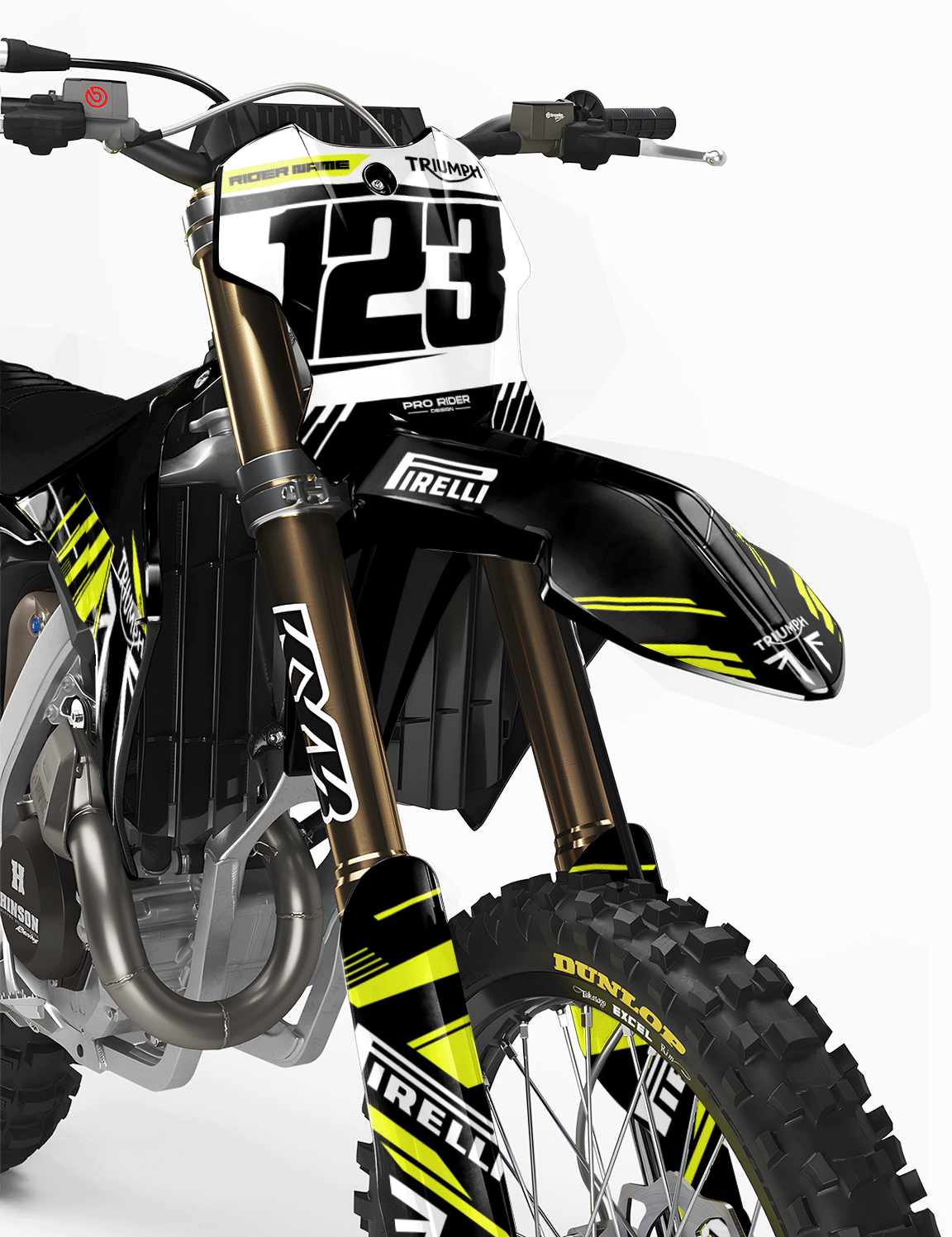 TRIUMPH Full Graphics Kit | Stock Replica