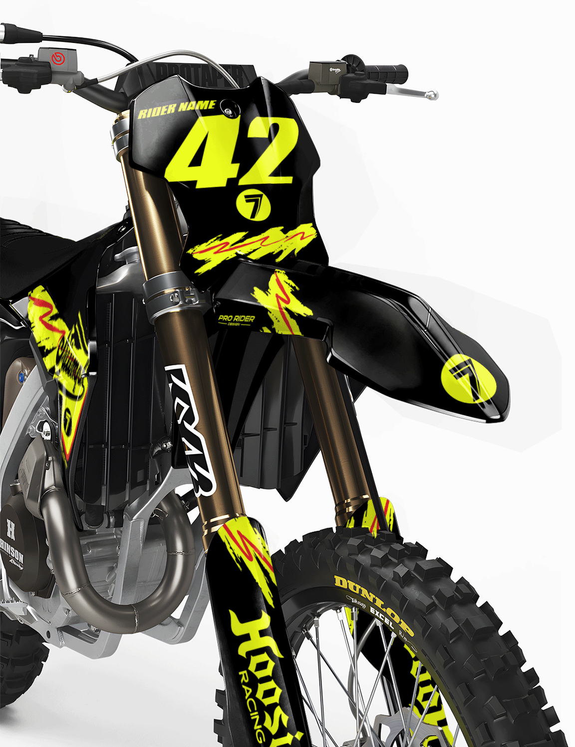 TRIUMPH Full Graphics Kit | Neon lines