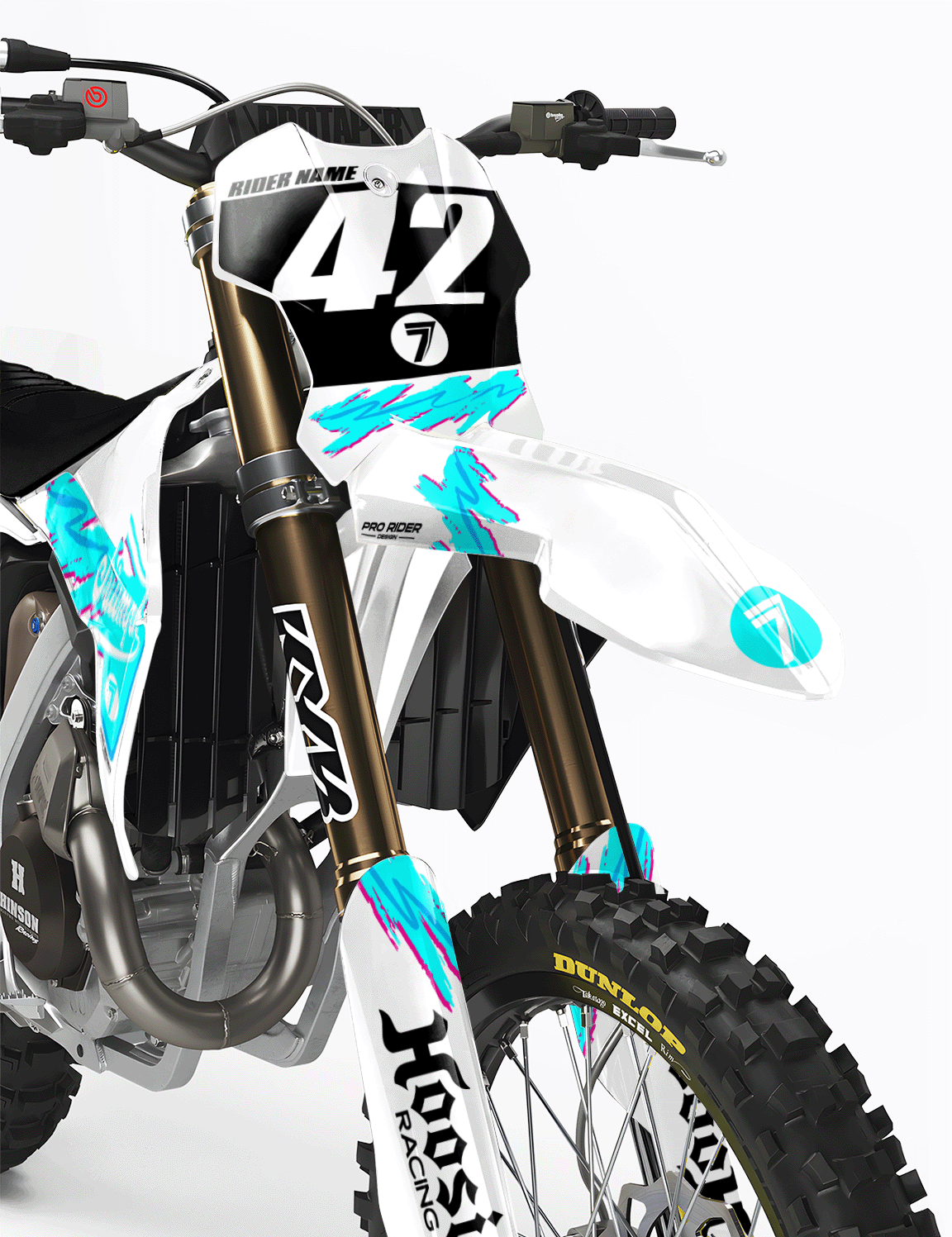 TRIUMPH Full Graphics Kit | Retro Teal
