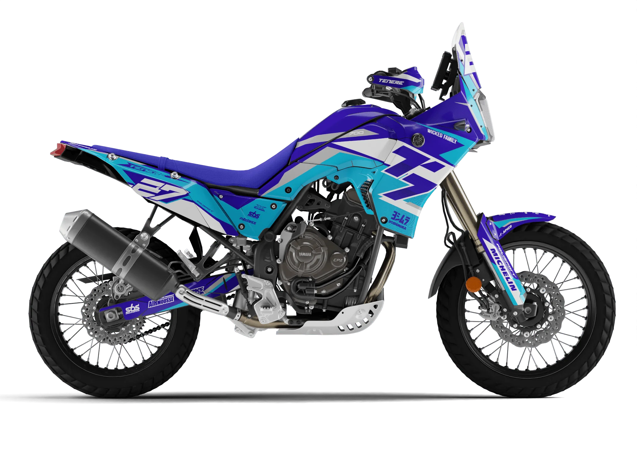 Yamaha Tenere 700 Full Graphics Kit | Valker