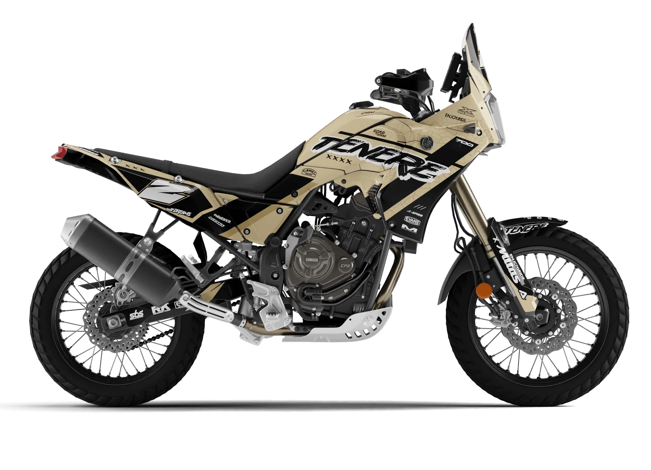 Yamaha Tenere 700 Full Graphics Kit | Vorkx