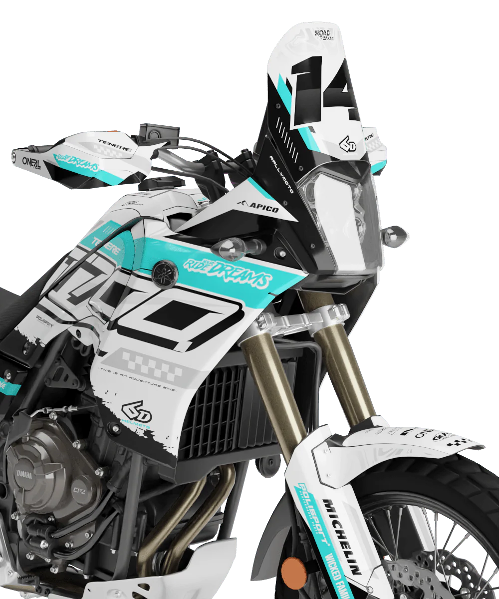 Yamaha Tenere 700 Full Graphics Kit | Vokel