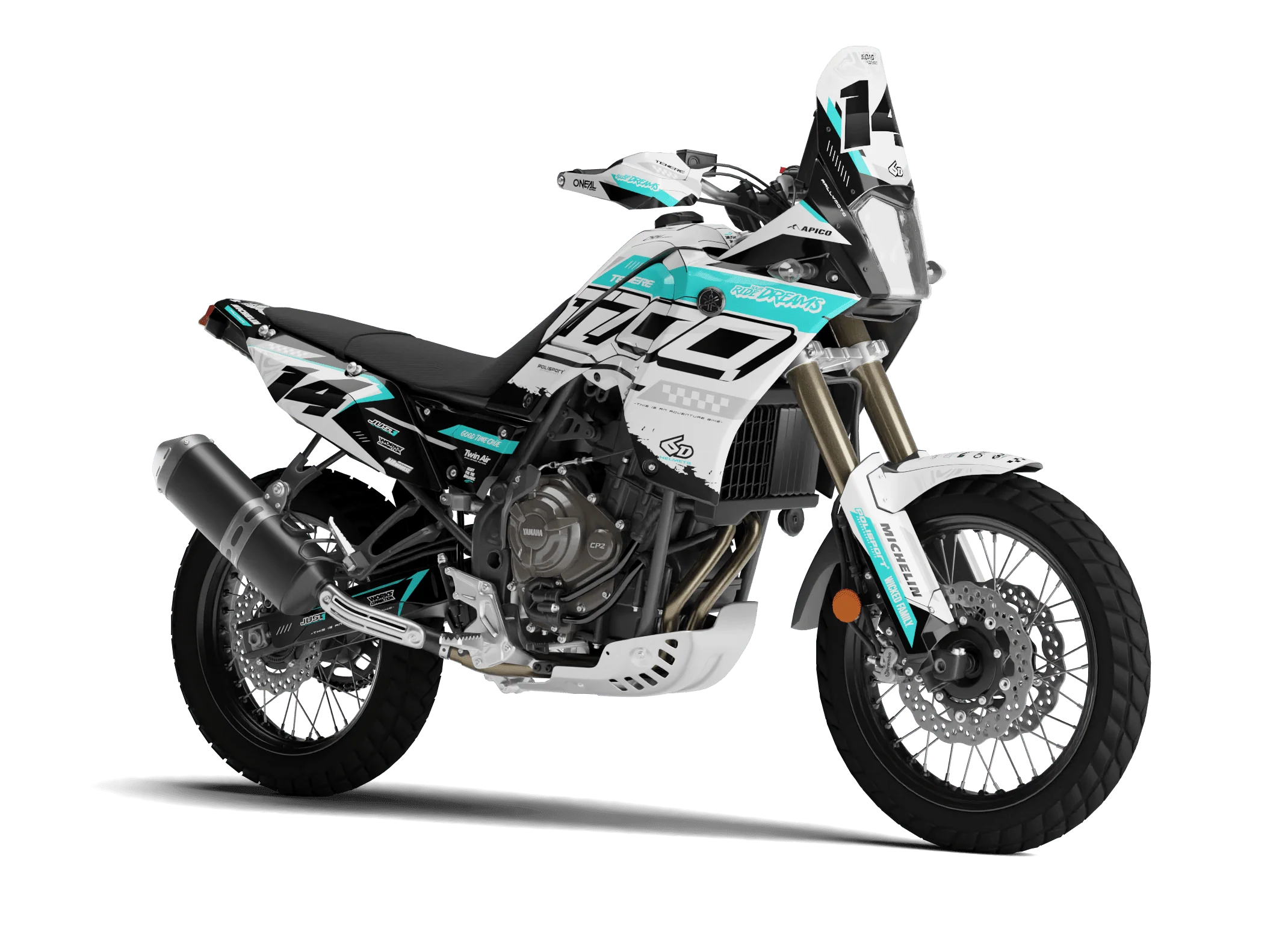 Yamaha Tenere 700 Full Graphics Kit | Vokel