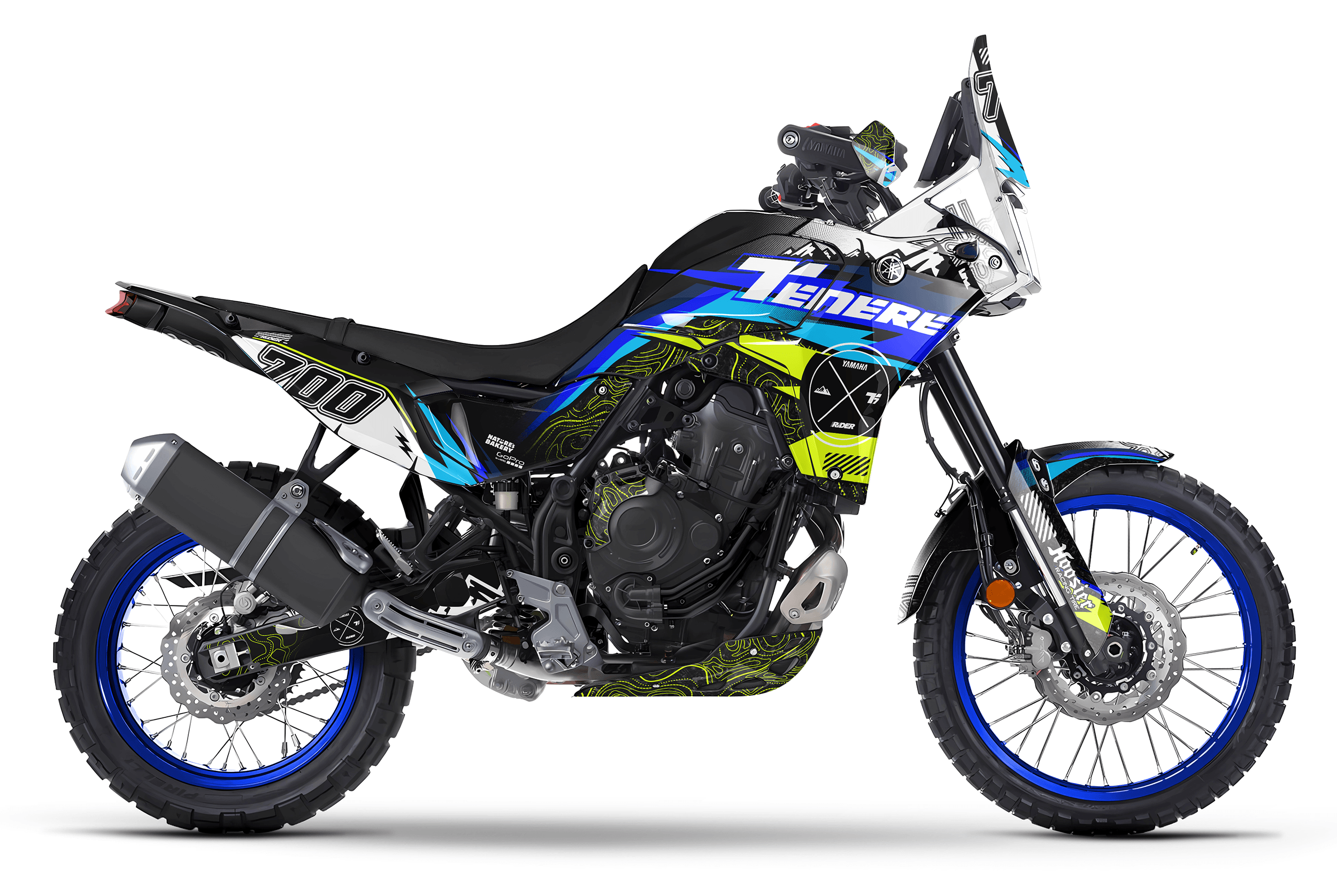 Yamaha Tenere 700 Full Graphics Kit | Vagax