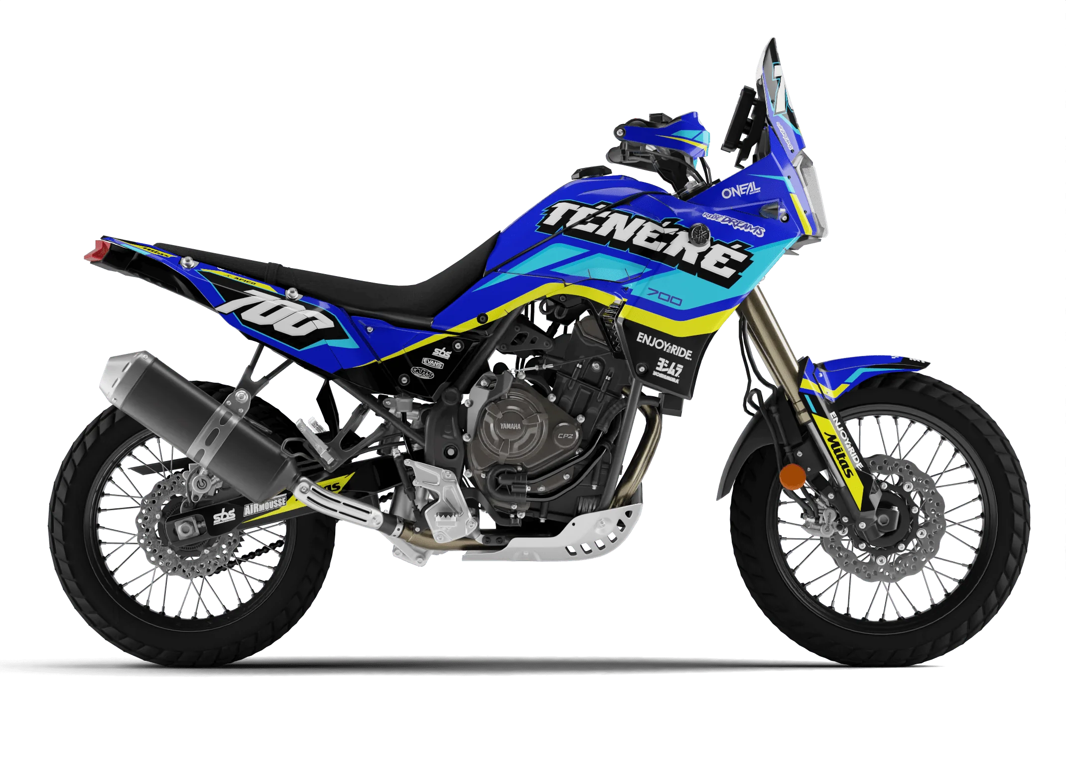 YAMAHA TENERE 700 Full Graphics Kit | Baja Racing
