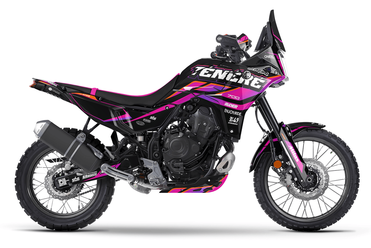 YAMAHA TENERE 700 Full Graphics Kit | Pink Dreams