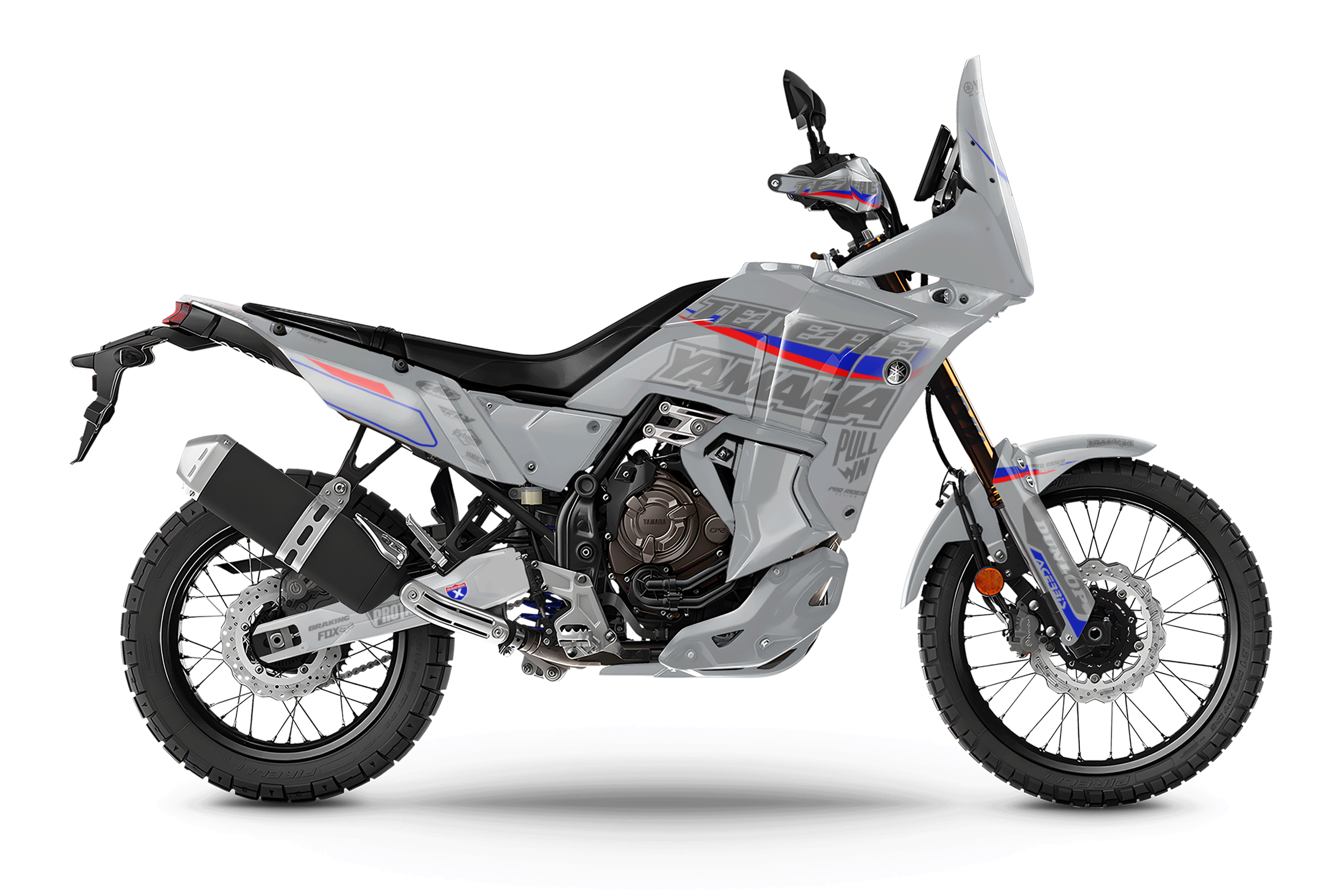 Yamaha Tenere 700 Full Graphics Kit | Grey Flag