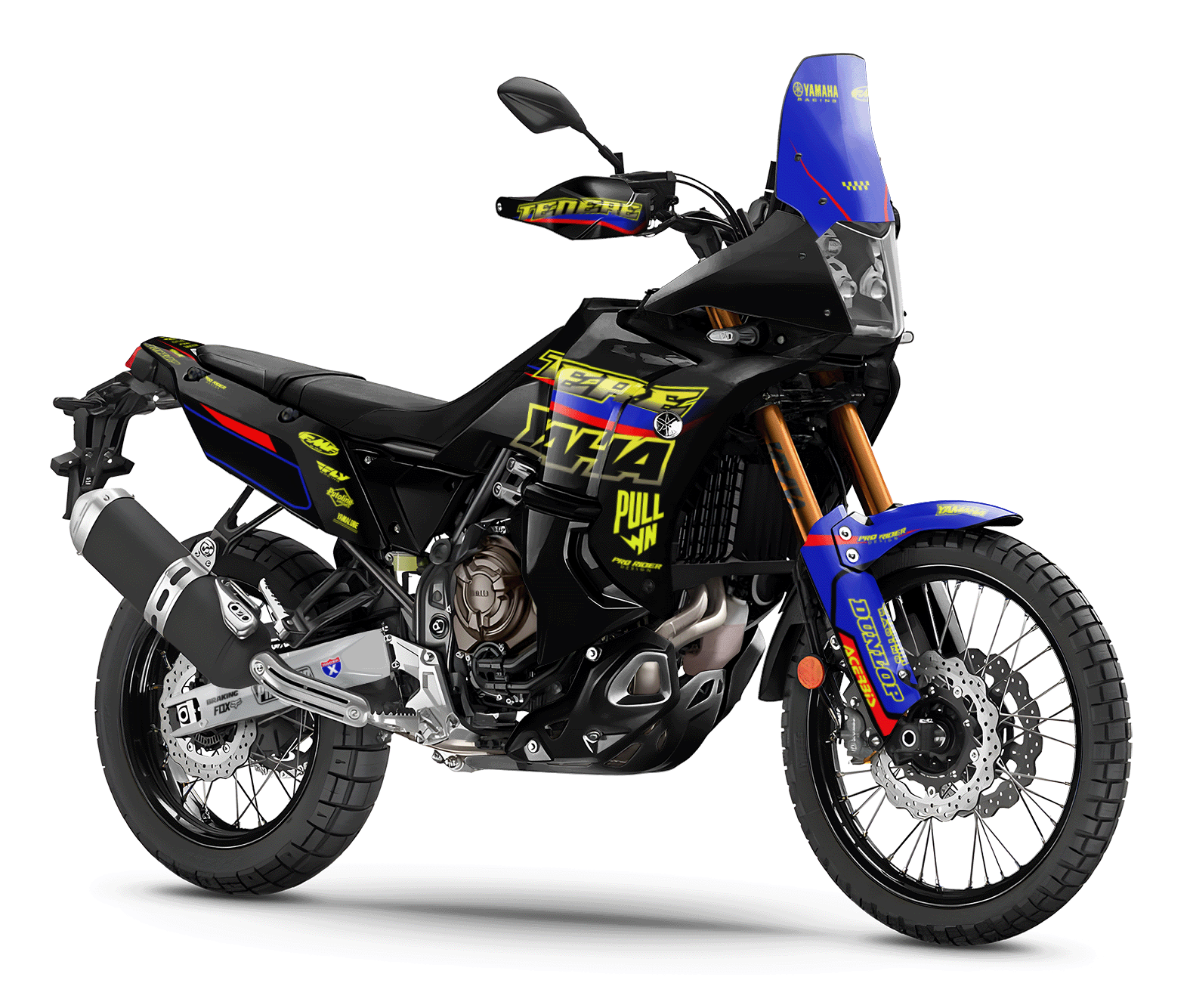 Yamaha Tenere 700 Full Graphics Kit | Neon Flag