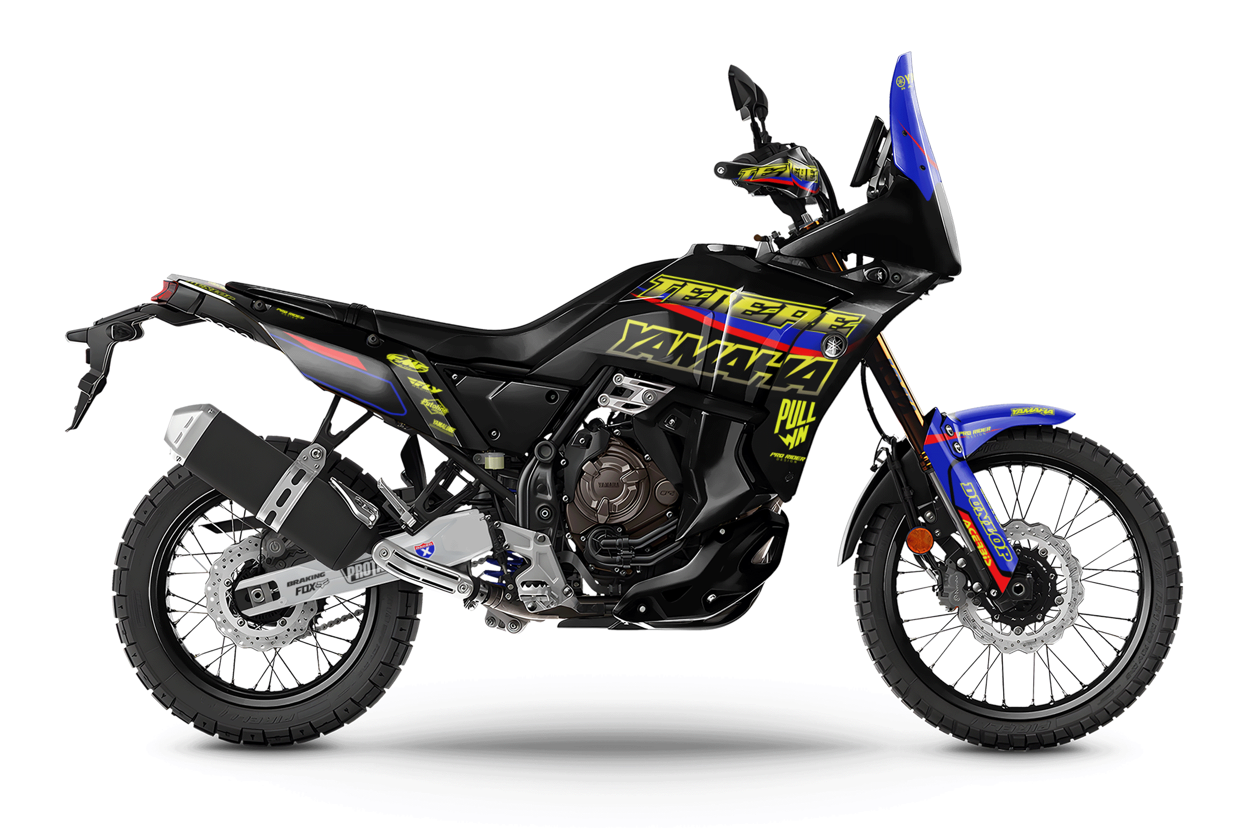Yamaha Tenere 700 Full Graphics Kit | Neon Flag