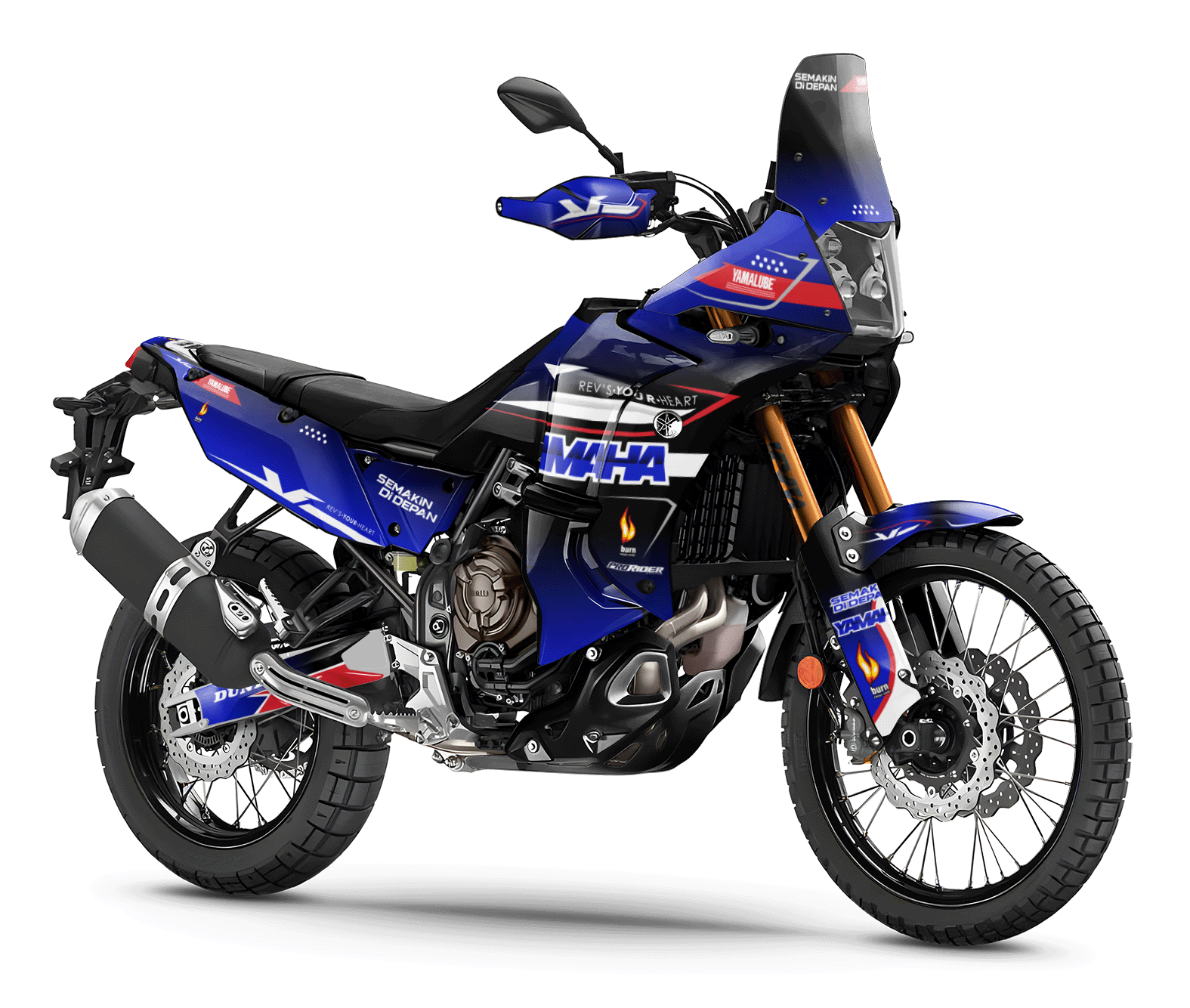 YAMAHA TENERE 700 Full Graphics Kit | Fire Power
