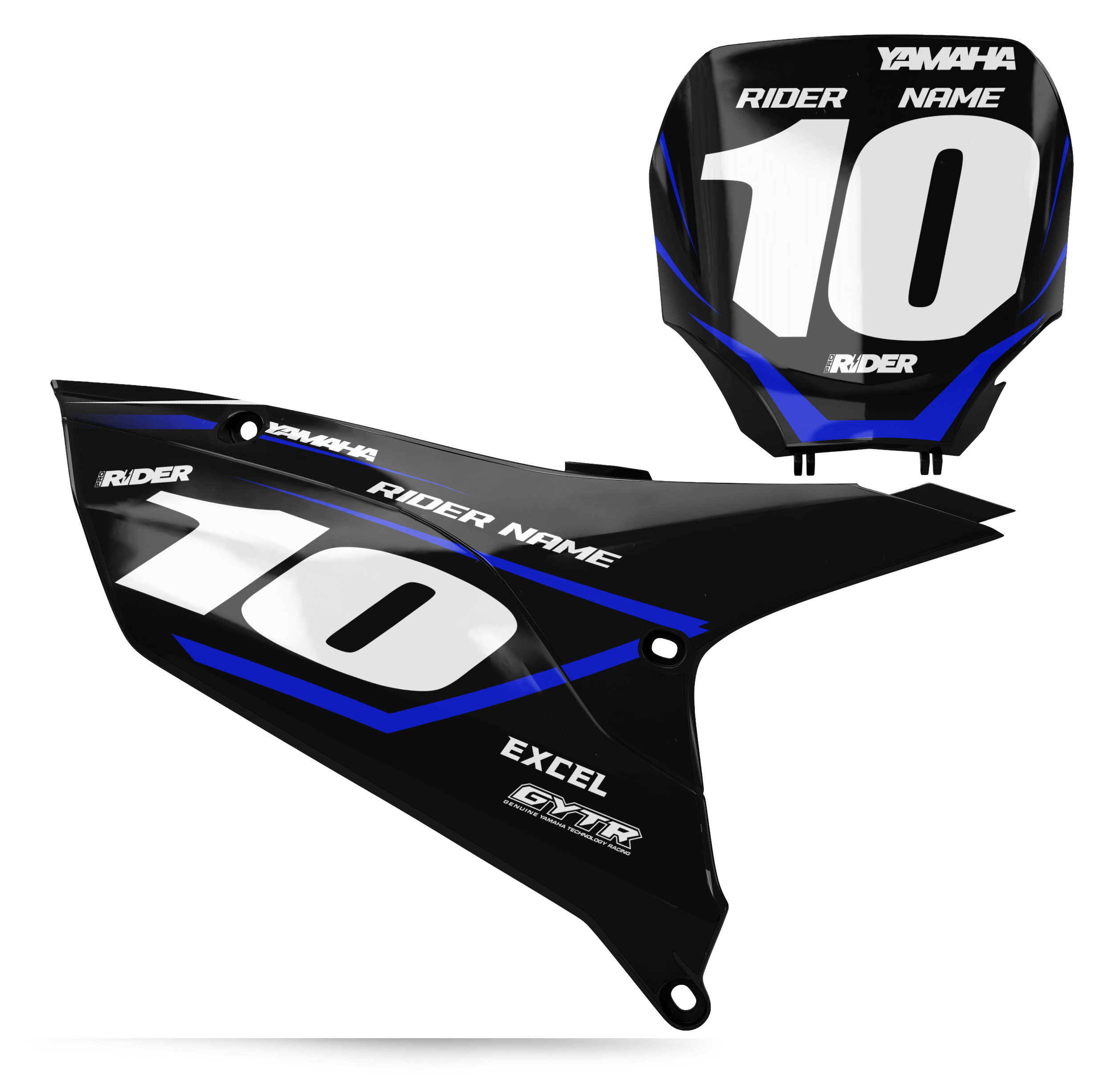 YAMAHA Custom Number Plates | DARK