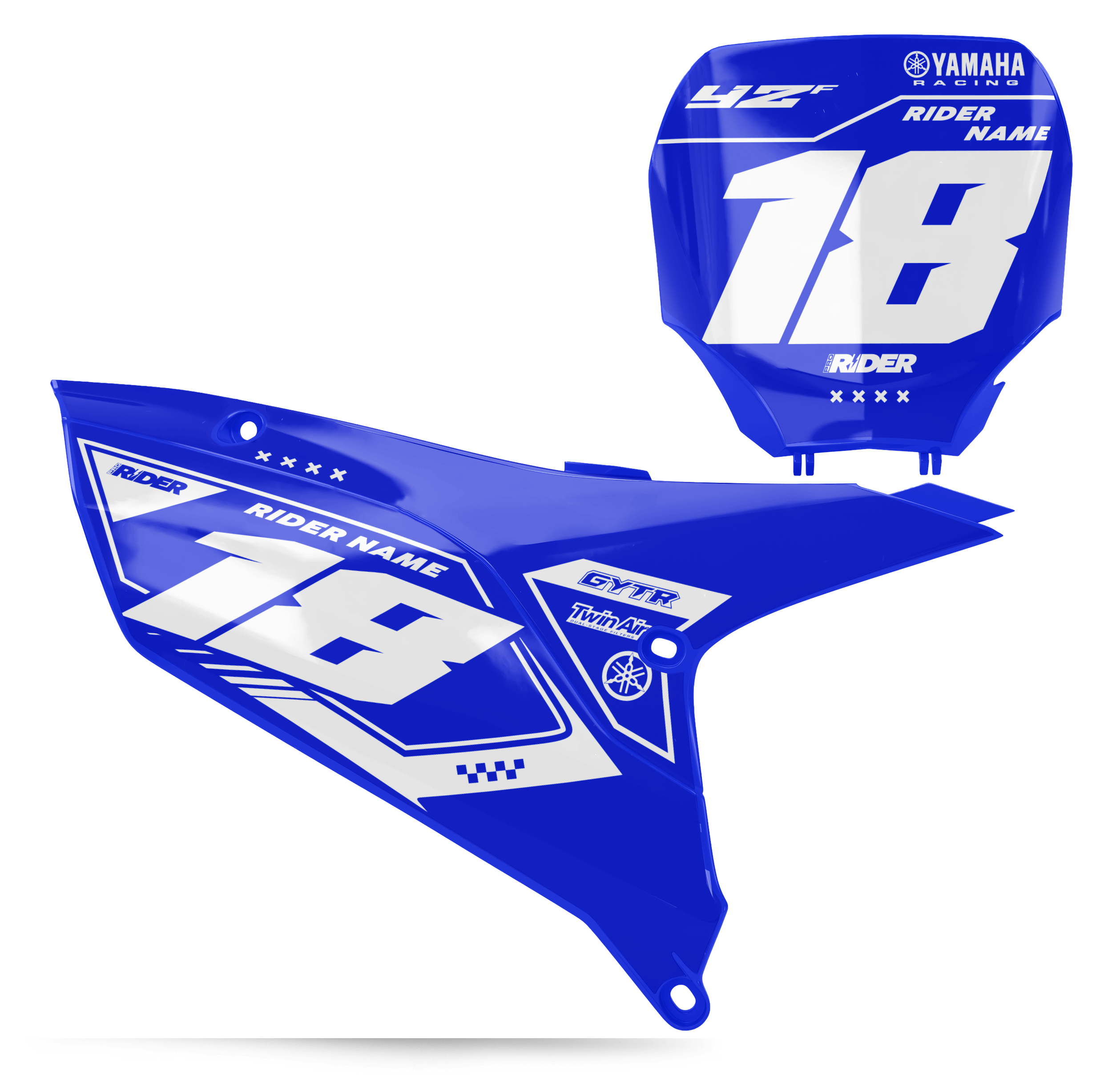 YAMAHA Custom Number Plates | IMPACT