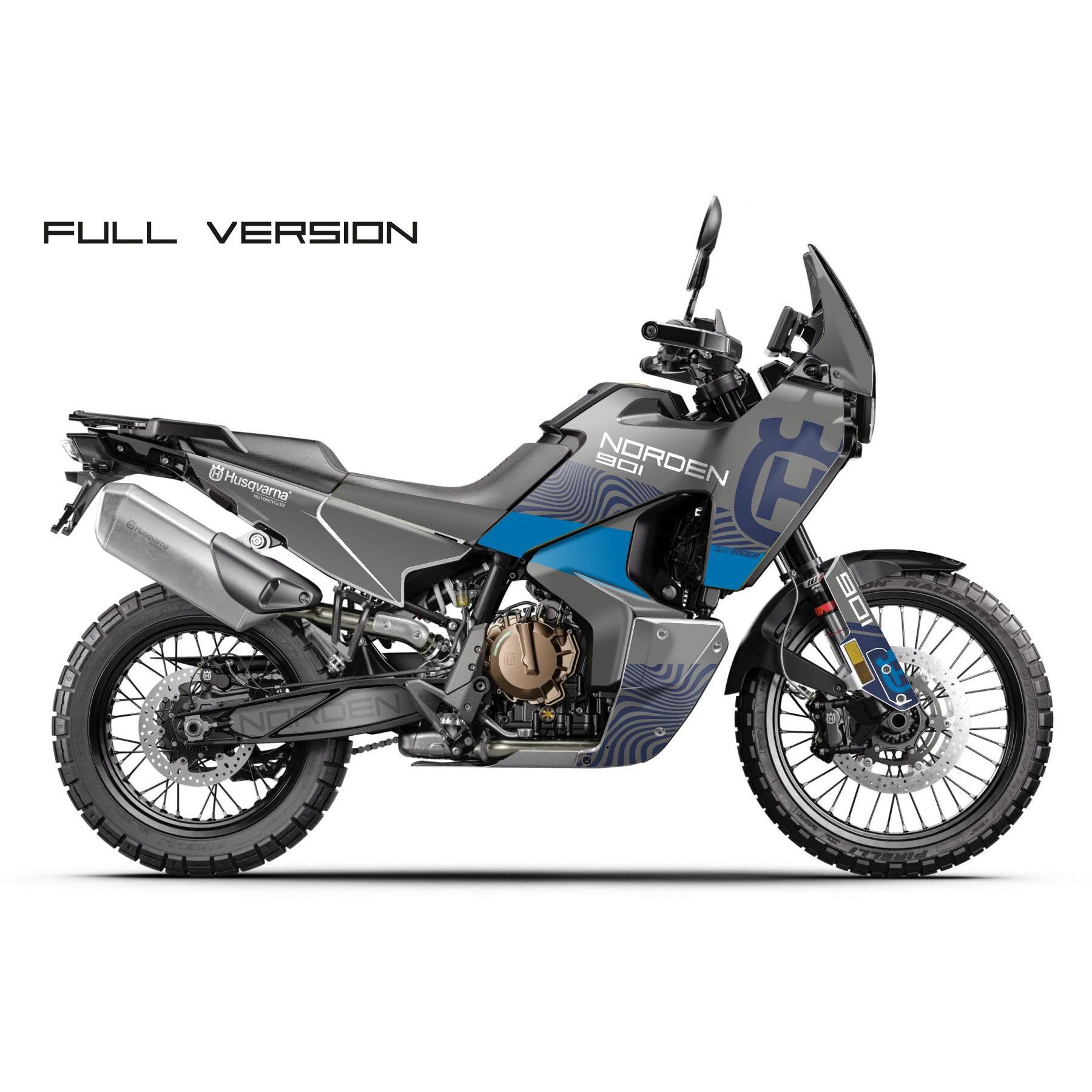Husqvarna Norden 901 Full Graphics | Replica blue
