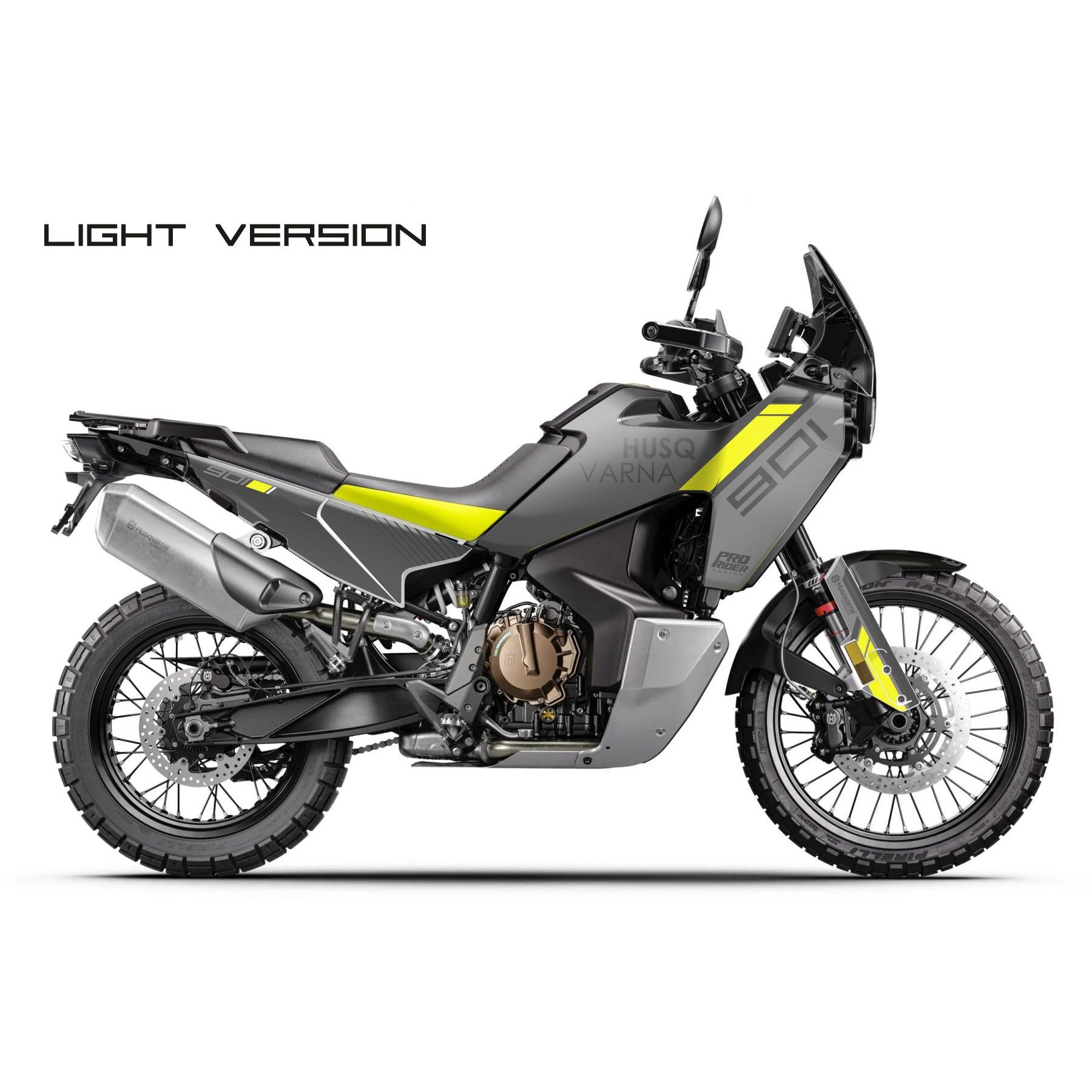 HUSQVARNA NORDEN 901 Full Graphics kit | Upline grey