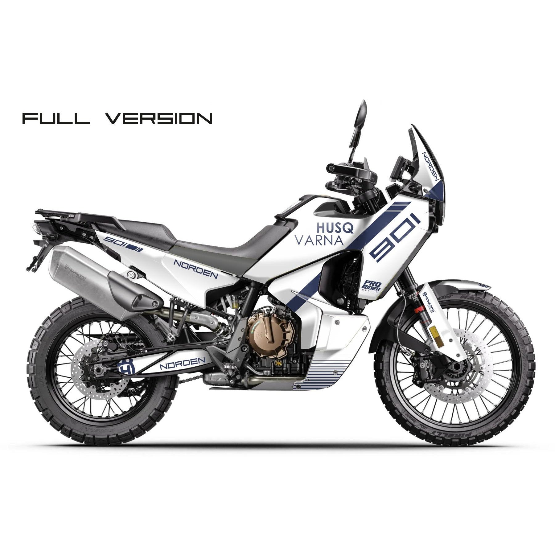 Husqvarna Norden 901 Full Graphics | Upline white