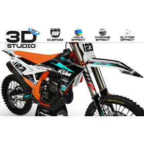Ktm Graphics Kit : A unique style for your motocross ktm