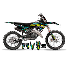 KTM Graphics TEAL BOLD EFFECT