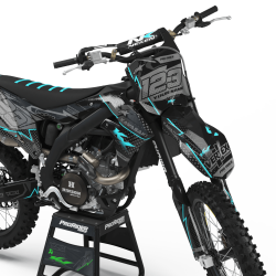 KAWASAKI Graphics Kit VERTEX TURQUOISE