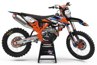 KTM Graphics Kit JGR Black And Orange