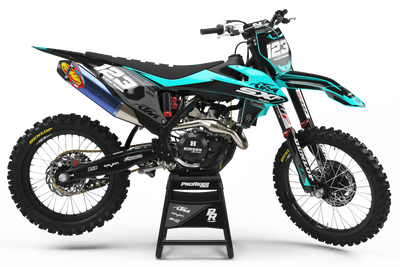 KTM Graphics Kit BUD RACING Balck And CYAN