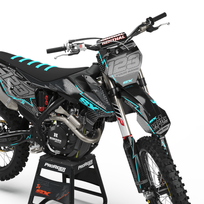 KTM Graphics Kit VERTEX TURQUOISE