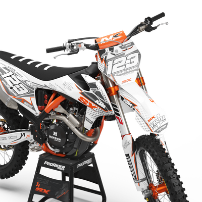 KTM Graphics Kit VERTEX White