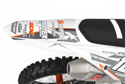 KTM Graphics Kit VERTEX White