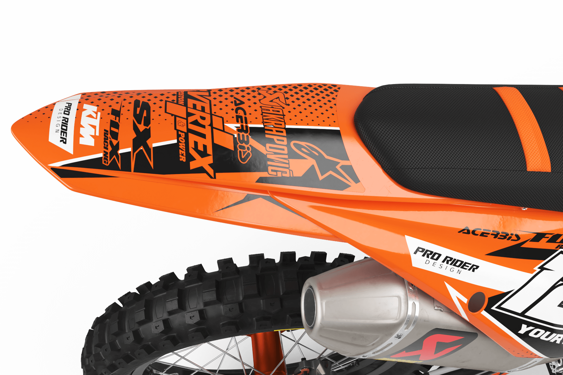 KTM Graphics Kit VERTEX Orange
