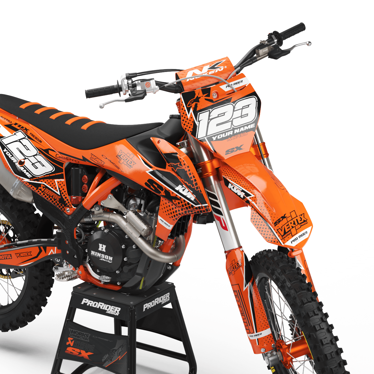 KTM Graphics Kit VERTEX Orange