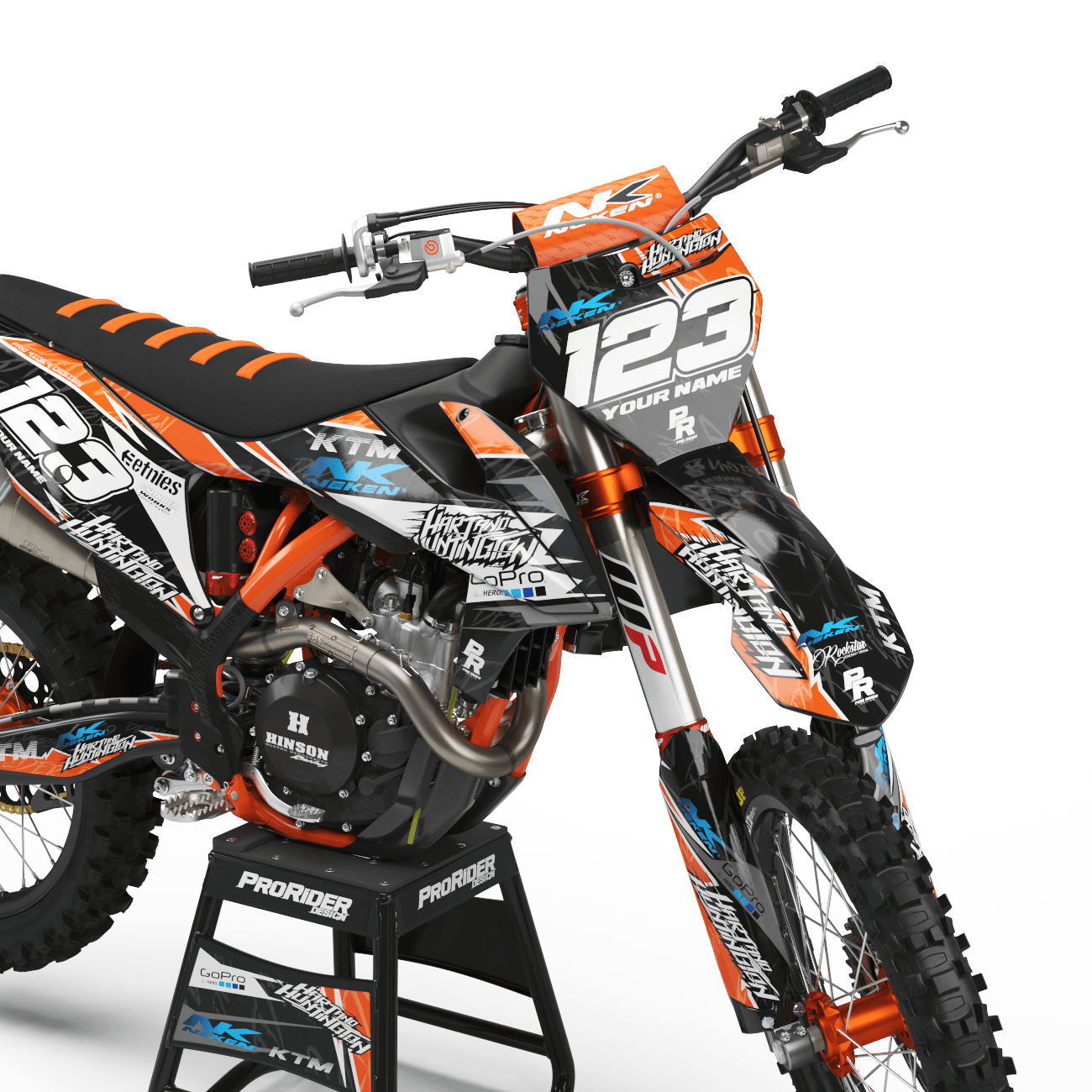 KTM Graphics Kit GO PRO HART AND HUNTINGTON