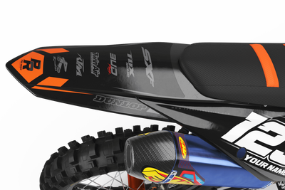KTM Graphics Kit BUD RACING Black Orange
