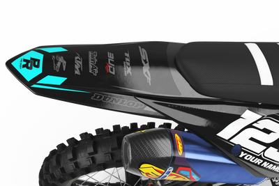 KTM Graphics Kit BUD RACING Balck And CYAN