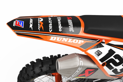 KTM Graphics Kit FACTORY ENERGY orange : with a unique style