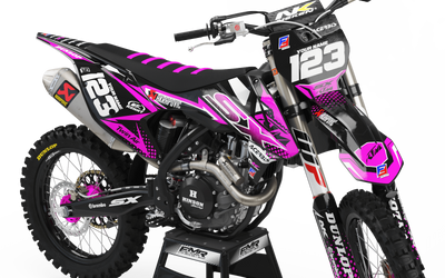 KTM Graphics Kit KTM FACTORY ENERGY PINK : with a unique style