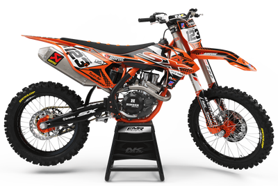 KTM Graphics Kit FACTORY ENERGY orange : with a unique style