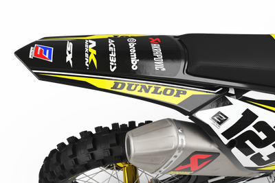 KTM Graphics Kit KTM FACTORY ENERGY YELLOW : with a unique style