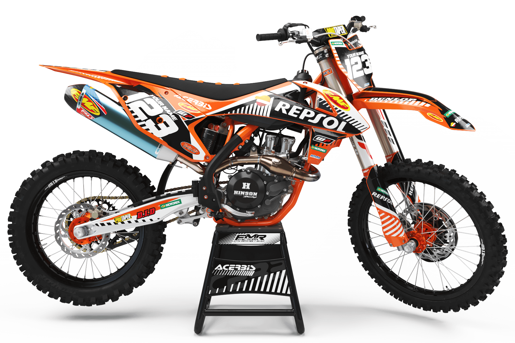 KTM Graphics Kit REPSOL : To be different from your competitors
