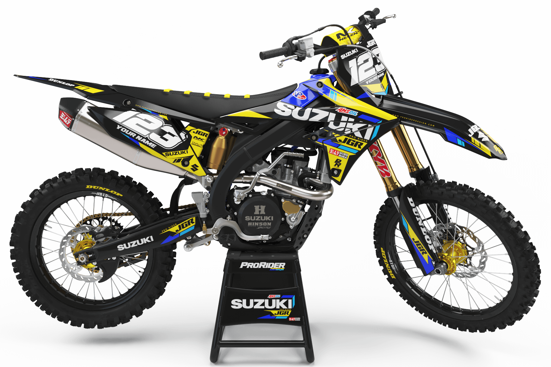 Suzuki Graphics JGR : Give style to your motocross