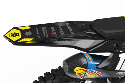 SUZUKI Graphics Kit BUD RACING Black And Yellow