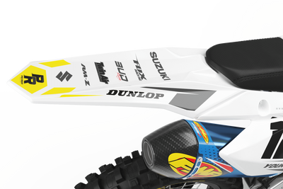 SUZUKI Graphics Kit BUD RACING White And Yellow