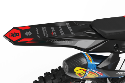SUZUKI Graphics Kit BUD RACING Black And Red