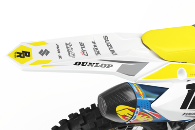 SUZUKI Graphics Kit BUD RACING Yellow And White