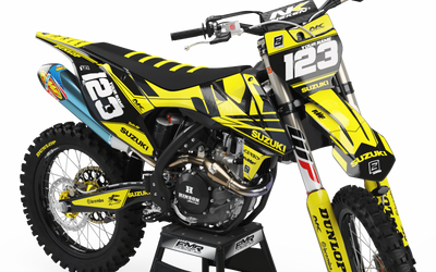 Suzuki Graphics FACTORY Neken BLACK YELLOW : Give style to your bike
