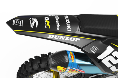 Suzuki Graphics FACTORY NEKEN BLACK MATT : Give style to your bike