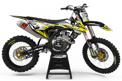 Suzuki Graphics FACTORY ENERGY YELLOW : Our best kits for Suzuki