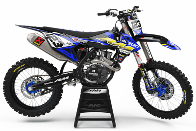 Suzuki Graphics FACTORY ENERGY BLUE YELLOW : Our best kits for Suzuki
