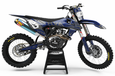 Husqvarna Graphics FACTORY NEKEN Grey BLUE : Adapt to your husqvarna
