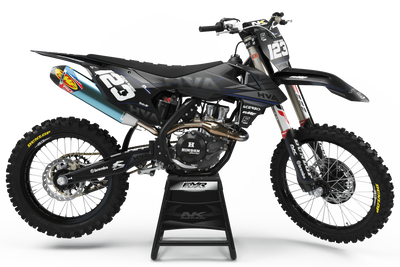 Husqvarna Graphics FACTORY NEKEN BLACK MATT : Adapt to your husqvarna